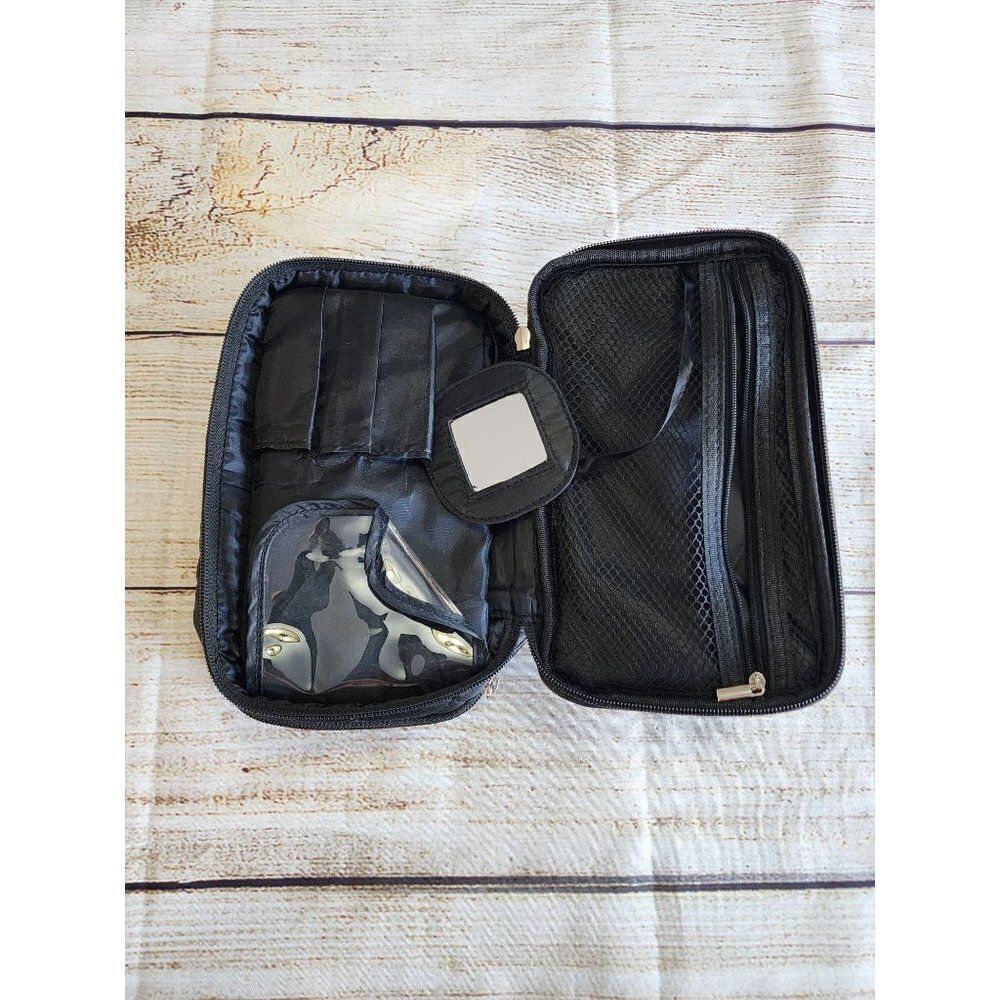Black Quilted OneGenug Cosmetic Bag - NWOT - Picture 9 of 13